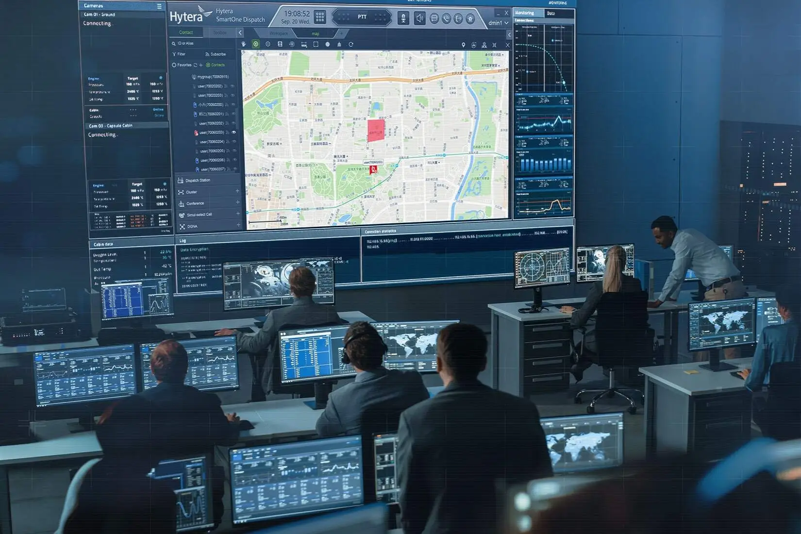 Centro de control para análisis de misión